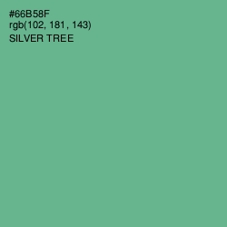 #66B58F - Silver Tree Color Image
